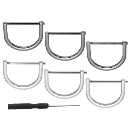 8pcs d rings - 1-1/2", in